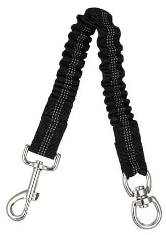 JOINPAYA Laisse Extensible pour Chien en Nylon Réfléchissante et Résistante, Élastique et Imperméable, Jogging Quotidien des Petits et Moyens Chiens