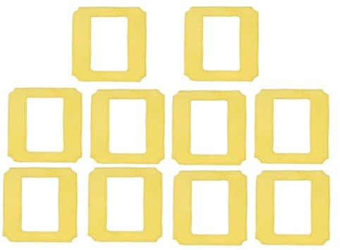 Robot Limpiacristales, Trapeador, Toallitas Cuadradas, Accesorios For Purerobo W-S3S, W-S8S Y W-S9S(Yellow)