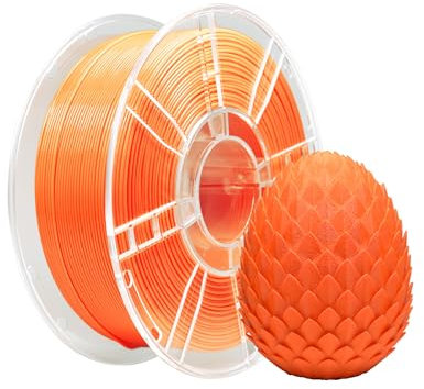 iBOSS PETG Filament 1.75mm, 3D Drucker Filament PETG, Maßgenauigkeit +/- 0.02mm, 1kg Spule (2.2 LBS) 3D Druck Filament für 3D Drucker,PETG Orange