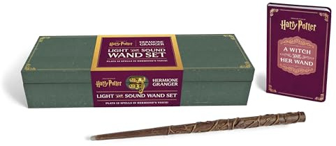 Harry Potter: Hermione Granger Light and Sound Wand Set: Plays 12 Spells in Hermione’s Voice!
