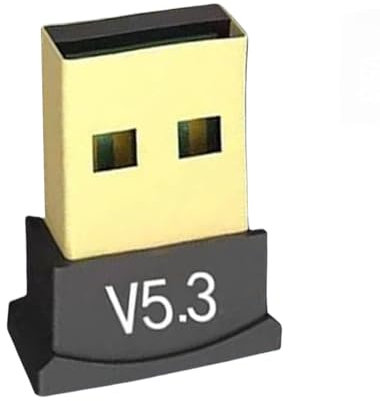 tiyiyok Chiavetta Bluetooth per PC, Trasmettitore Bluetooth, Bassa Latenza Adattatore è Adatto per Computer, TV, Cuffie, Mouse, Tastiere, Stampanti, ecc