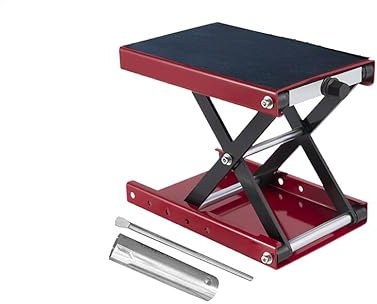 Motorcycle Lift, Portable ATV Scissor Jack, Compact Lifting Table, Heavy-Duty Maintenance Stand, Quick-Raise Mechanism for Scooter, Riding, Garage, Workshop, Home, and Commercial Use
