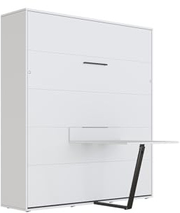 SMARTSäng skåpsäng M3 (55 cm djup) 180 x 200 cm vertikal inkl. bord vit