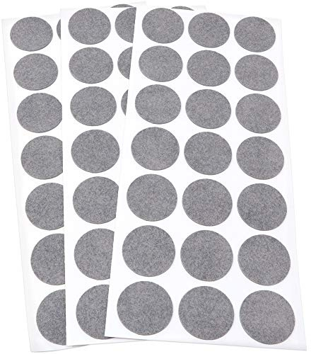 Adsamm FP-15-SA-GR-30-21-3 FP-15-SA-GR-30-21 63 x Felt Gliders, Gray, Ø 30 mm