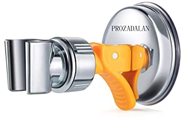 Doccia Regolabile Rimovibile Universale Staffa da Parete Soffione, Supporto per doccia regolabile a 360°, Ventosa Regolabile ad Angolo Supporto per Doccia (1pcs)