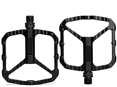 MEXITAL Cykelpedaler, mountainbike-pedaler i aluminium, halkfritt hållbart förseglat lager, Cr-Mo spindel racercykelpedaler för MTB, BMX, vägcyklar, hopfällbara cyklar etc. 9/16 tum (1 par)