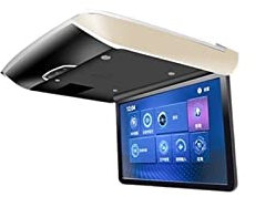 Lettore DVD portatile Monitor for auto pieghevole elettrico schermo IPS schermo for auto riproduzione video 1080P 8K TV a soffitto Display for montaggio su tetto Bluetooth Wifi USB per Auto ( Color :