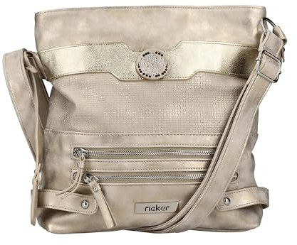 Rieker Damen H1346 Umhängetasche, Metallic