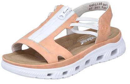 Rieker dam 64051 sandaler, orange, 38 EU, apelsin, 38 EU