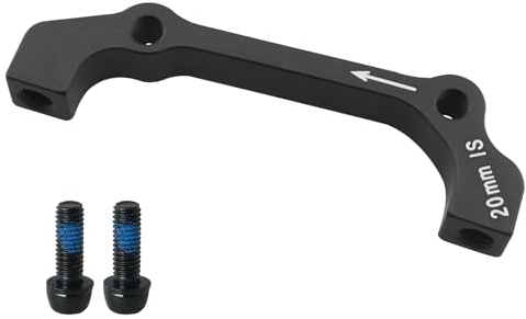 JJHXSM Scheibenbremssattel-Halterung, Adapter, Fahrrad-Scheibenbremsen-Halterung, Aluminiumlegierung, CNC-gefräst, Standard-Bremssattelstützen-Adapter, vorne, 180 mm, hinten, 160 mm für hinten