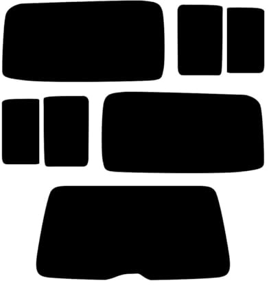 Window-Tint.co.uk Pre Cut Window Tint for VW Caddy Maxi - 2003 to 2021 - Rear Windows 5% Limo