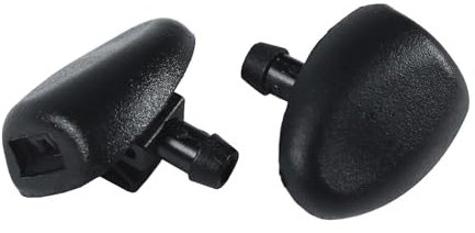 JUNPIY 2 Teile/Satz Frontscheibenwischer Wasserwaschanlage Jet Düse, for Peugeot, 407 206 1998 1999 2000 2001 2002 2003 2004 2005 2006 Auto-Scheibenwaschdüse