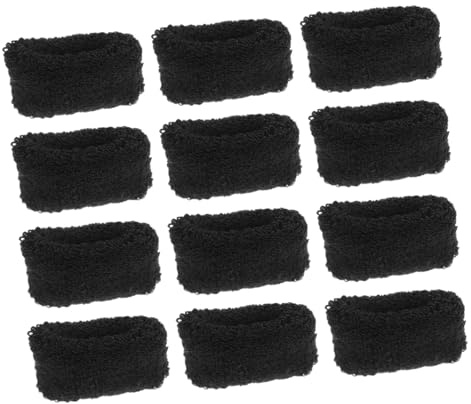 Mikinona 12st Tjocka Hårband i Frotte Elastiska Hårsnoddar För Ponnytail Bekväma Håraccessoarer För Kvinnor Och Flickor Perfekta För Alla Tillfällen