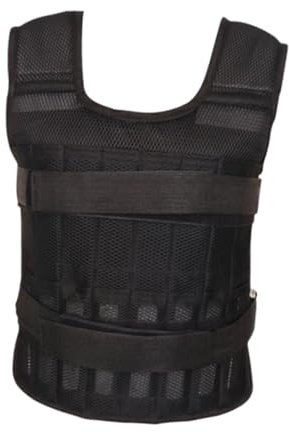 perfk Gewichtsweste, strapazierfähig, verstellbar, Gewichtsjacke, Workout für Laufen, Fitness, Muskelaufbau, Training, Reisen, 60 Kg