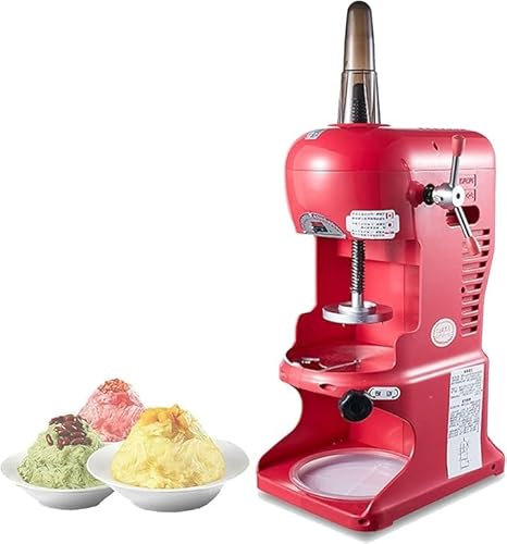 Machine à glace pilée électrique commerciale Machine à glace pilée(Red)