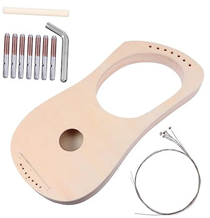 ERINGOGO Diy Lyra-harfe Saiten Holz Handgemacht Instrument Herstellung Material Kit Für Junge Mädchen Früherziehung