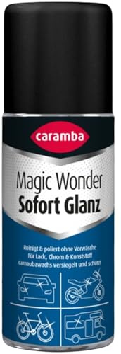 Caramba Magic Wonder Sofort Glanz, Reiniger für Glatte Oberflächen, Politur und -Pflege für Auto, Caravan und Zweirad, für Lacke, Chrom und Kunststoff, 75 ml