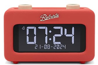 Roberts Revival REST Digital DAB Radio with Bluetooth, Classic Red