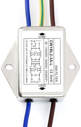 Monofase 250V per controllo di interferenze elettromagnetiche di rendimento elevato in vari dispositivi elettrici Filtro da potere