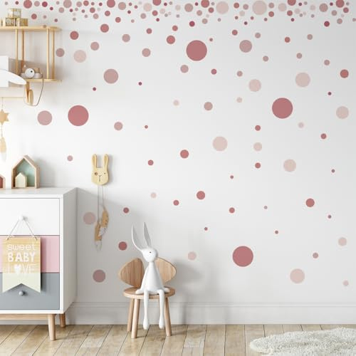 OIXEYA 140 pcs pegatinas infantiles, pegatinas pared decorativas, lunares bohemios, dormitorio infantil, decoración de dormitorio infantil