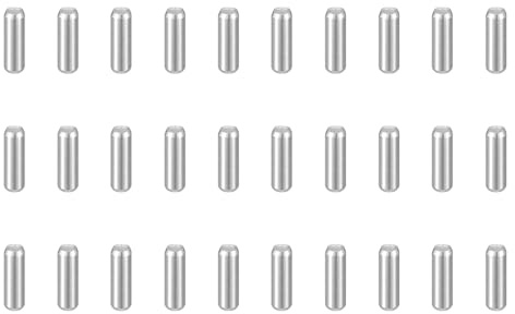 QUARKZMAN 50 Stück Dübel M1 5(1 5mm) x 4mm 304 Edelstahl Zylindrische Regalstifte Befestigungselemente Für Metallgeräte Holzmöbel DIY Montage Silber