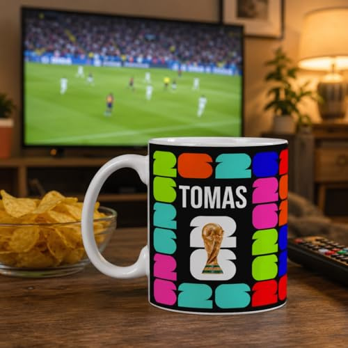 Wanapix | Tasse Céramique Coupe du Monde 2026 | Cadeau original pour les fans de foot | Mondial