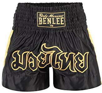 BENLEE Rocky Marciano Herren Boxhose Goldy, Black/Gold, L, 199215