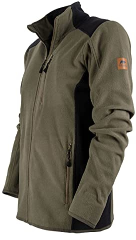 FORSBERG Brodir III, bequeme Fleecejacke, leicht, hochwertig und stylisch, Farbe:oliv/schwarz, Größe:XXL