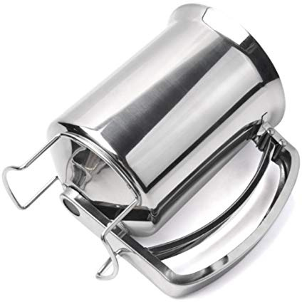 Edelstahl Backtrichter Trichter Teig Spender Backtrichter Trichter Teigportionierer Fondanttrichter Portionierer Waffel Batter Dispenser Pancake Maker Kochen Werkzeuge Für Home Küche Bäckerei