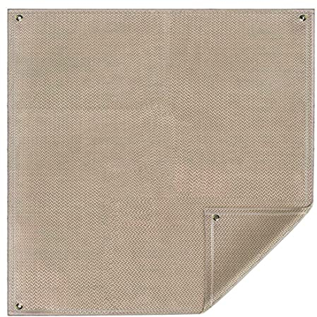 Esterilla para hoguera y barbacoa de gas, ignífuga y resistente al calor, fácil de transportar, cubierta protectora para exteriores, otros tamaños