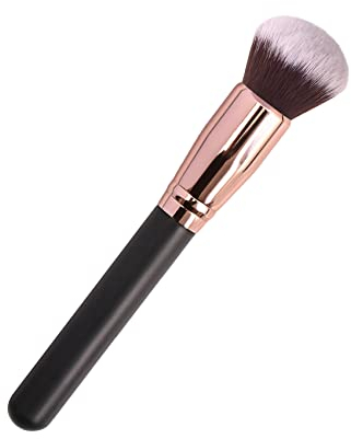 JeoPoom Pennello per Fondotinta, Pennelli Make Up Contouring Professionali per Lucidare, Applicare Fondotinta, Arrossire, Contouring Creme et Polveri (Girare)