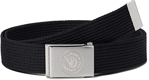 FJALLRAVEN 1960 Logo Belt Bälte, Svart, Unik Unisex Vuxen, Svart, one size