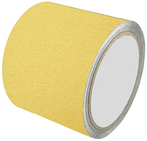 INDIGOS UG - Klebeband Neongelb glänzend - 10m x 100mm - Zierstreifen Auto Zubehör - Felgenaufkleber Motorrad - Autofolie - Boot Modellbau - Dekorstreifen Seitenstreifen Tuning