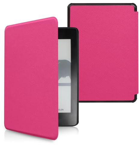 Hülle Kompatibel 6 Zoll Kindle Paperwhite 5./6./7. Generation [Erschienen im 2012-2015]-Automatische Schlaf-/Wachfunktion, Leicht Und Dünn Kreuzmuster Schutzhülle Aus Pu Leder