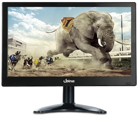13,3 Zoll CCTV-Monitor IPS-Display Videosicherheit Full HD 1920x1080 Überwachungsmonitor Bildschirm Sicherheitskamera AV/HDMI/BNC/VGA/USB/PC Multifunktionseingang Umschaltung