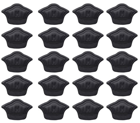 BWANGIAO 10 Paia di Adesivi autoadesivi all'Interno delle Toppe per Scarpe Inserti per Presa sul Tallone Inserti per Cuscini sul Retro del Tallone Inserti per Piedi Scarpe Protezione per Il Tallone