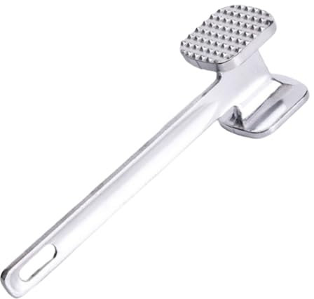 Heavy-Duty Meat Tenderizer ， Sturdy Meat Hammer,Sturdy Aluminum Alloy Hammer for Chicken, Beef, and Poultry ， Double-Sided Mallet for Kitchen & BBQ