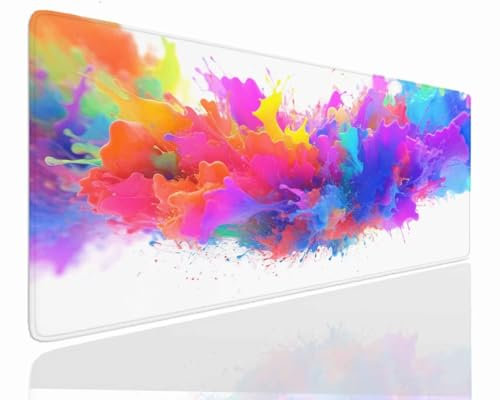 Tapis de Souris XXL 1400x700x4mm Grand Tapis de Bureau Tapis de Souris Gamer Tapis Bureau Gaming Antidérapant Résistant à L'eau Tapis Souris XXL Mouse Pad Mat Classical Sous-Mainm Clavier Souris J-212