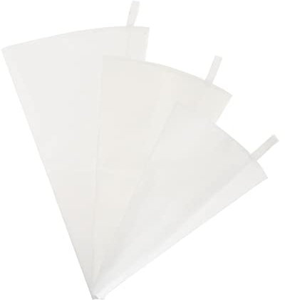 Cabilock 3 Stück Wiederverwendbarer Spritzbeutel Aus Polyester Baumwolle Spritztüllen Für Kuchendekoration Baumwoll Spritzbeutel DIY Spritzbeutel Zuckerguss Cremebeutel Cupcake