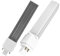 QLEE G24q Bombilla LED de 4 pines PL-C Retrofit CFL Reemplazo 26W 1400 lúmenes 314° Rotación libre Flicker Free Horizontal empotrada Gx24q Bombilla verde suave luz blanca cálida suave 3000k 2 paquetes