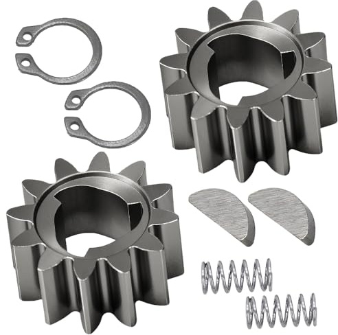 Drivhjulssats, motorhjulsats för Honda, 12-tandigt kedjehjul 42661-VE2-800, 42672-VE2-800 nyckel, 90651-VE2-800 clips och 42668-VE2-800 fjädrar kompatibla med HRM215 HRR2166 HRS2 16