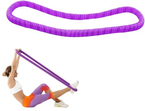 Aro de Ejercicios de 3.3 LB con Resorte lastrado, Equipo de Entrenamiento en casa, aro de Fitness Plegable, portátil y Suave para Hombres y Mujeres. 75 Pulgadas
