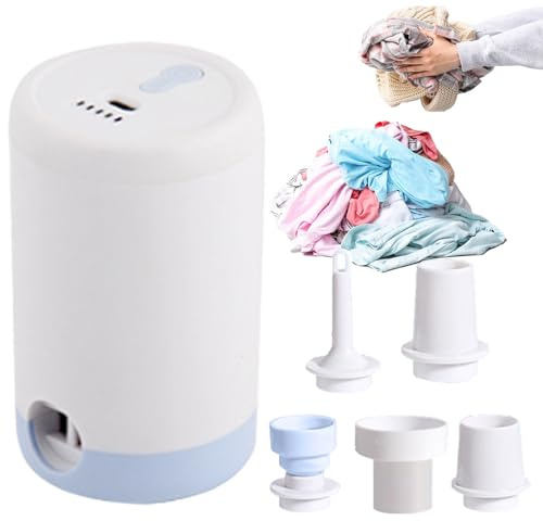 Bomba de Aire al vacío para de Almacenamiento, Dispositivo portátil de inflado y Purga | Versátil función de inflado y Bomba de vacío, hogar, Viajes, Camping, Picnic, al Aire