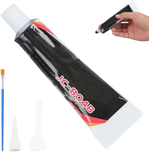 Sellador para Coches Negro 100ml,Sellador Automotriz de Silicona Resistente al Agua y Calor,Adhesivo para Juntas, Parabrisas, Faros, Escape y Carrocería,Sellante para Motor e Interior de Automóvil