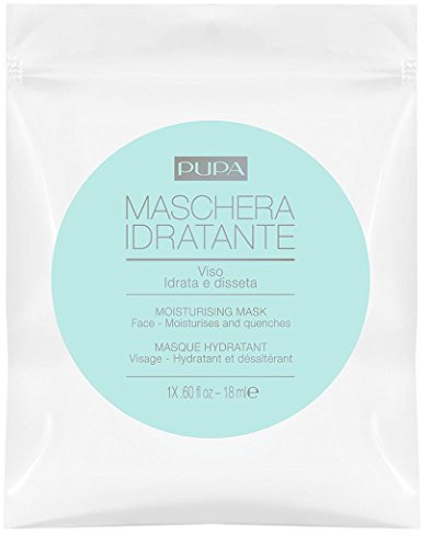 PUPA Milano Moisturising Face Mask - Replenishing And Hydrating Skin Treatment - Prevents And Diminishes Signs Of Aging - Hypoallergenic And Ideal For All Skin Types - 0.6 Oz, 02-2T1S-12