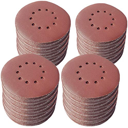 KLETT Lot de 25 disques abrasifs Ø 225 mm avec 10 trous Grain P240 Grain Grain P240 Ponceuse excentrique