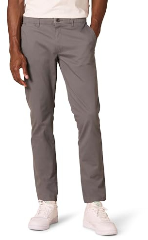 Goodthreads Men's Skinny-Fit Washed Chino Pants, -Grey, 32W x 32L