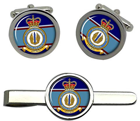 Giftshop UK Manutention Escadron, RAF Boutons de Manchettes et Pince à Cravate Ensemble