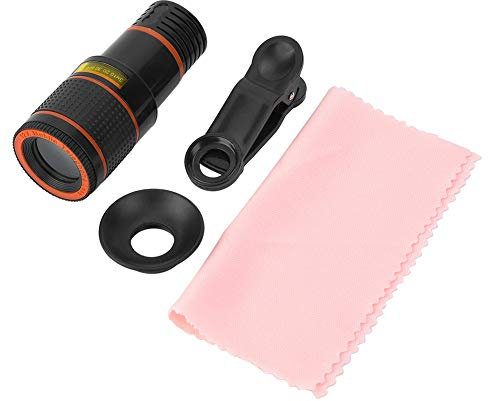Professionnel 12X Téléobjectif Télescopique Mise Au Point Universel pour Mobile Téléphone Tablette HD Téléphoto Télescope Télescope Lentille sans Vignetage Objectif