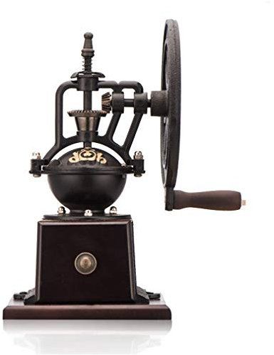 SXFJF Manual Molinillo De Café, La Rueda De La Fortuna Retro Diseño Mini Amoladora De Las Rebabas Amoladoras Molino De Cocina Herramienta Antiguo Molino De Café, para El Hogar, La Oficina Y Viajar